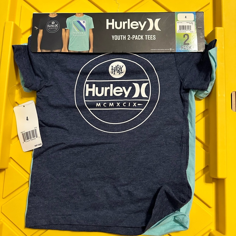 COPY - NWT 2 Boys Hurley Shirts Size 4
